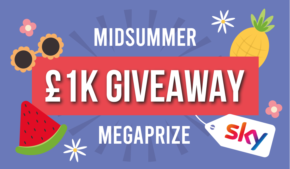 Midsummer Megaprize !£1000 Giveaway
